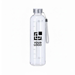 Gourde de sport en plastique sans BPA avec repère d’hydratation 1 L vue principale