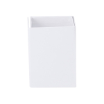 Pot à crayons en carton recyclé avec notes adhésives et tableau quatrième vue