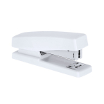 Agrafeuse plastique résistante à finition mate, personnalisable couleur blanc première vue