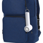 Ventilateur portable avec mousqueton, support et 3 vitesses troisième vue