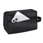 Trousse multi-usages avec anse en cuir synthétique et poche avant troisième vue