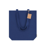 Sac en coton biologique avec soufflet et anses renforcées 270 g/m² quatrième vue