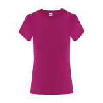 T-shirt femme en coton manches courtes 150 g/m² couleur fuchsia première vue