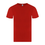 T-shirt enfant en coton jersey simple manches courtes 150 g/m² couleur rouge première vue