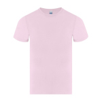T-shirt enfant en coton jersey simple manches courtes 150 g/m² couleur rose première vue