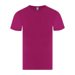 T-shirt enfant en coton jersey simple manches courtes 150 g/m² couleur fuchsia première vue