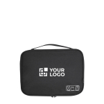 Grande trousse organisatrice en RPET avec multiples poches vue principale