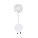 Ventilateur multiposition 360° avec aimant pour le téléphone couleur blanc première vue
