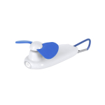 Ventilateur portable avec lampe torche LED et mousqueton de transport