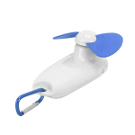 Ventilateur portable avec lampe torche LED et mousqueton de transport  troisième vue
