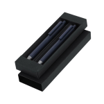 Set d’écriture avec crayon et stylo en aluminium recyclé, encre bleue troisième vue