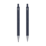 Set d’écriture avec crayon et stylo en aluminium recyclé, encre bleue septième vue