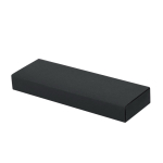 Set d’écriture avec crayon et stylo en aluminium recyclé, encre bleue vue avec boîte