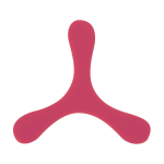 Frisbee original à 3 pales, flexible et léger en caoutchouc souple couleur rouge première vue