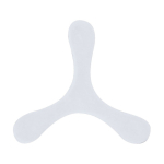 Frisbee original à 3 pales, flexible et léger en caoutchouc souple couleur blanc première vue