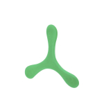 Frisbee original à 3 pales, flexible et léger en caoutchouc souple