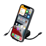 Câble Type-C rétractable pour données avec support téléphone cinquième vue