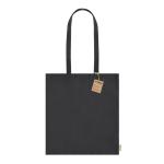 Sac en coton recyclé avec longues poignées 140 g/m2 Upcycling