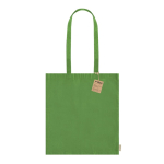 Sac en coton recyclé avec longues poignées 140 g/m2 Upcycling