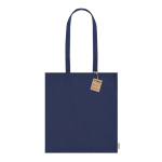 Sac en coton recyclé avec longues poignées 140 g/m2 Upcycling