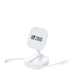 Câble de charge 2 en 1 en plastique avec support magnétique 60 W vue principale