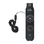 Sifflet de survie 6 en 1 avec lampe LED et cordon couleur noir première vue