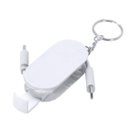 Câble chargeur porte-clés rétractable avec support téléphone 60 W cinquième vue