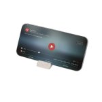 Porte-clés support en paille de blé avec jeton pour caddie deuxième vue