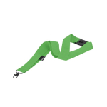 Tour de cou classique en polyester recyclé avec fermeture de sécurité couleur vert première vue