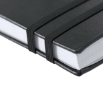 Carnet A5 à couverture rigide avec 3 marque-pages et pages lignées septième vue