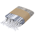 Set sac de plage, trousse et paréo assorti en coton 180 g/m² vue avec boîte