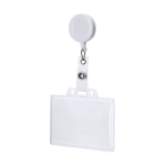 Tour de cou extensible avec porte-badge rigide et corde de 70cm deuxième vue