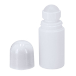 Déodorant roll-on avec bouchon à vis et parfum musc 60 ml couleur blanc troisième vue