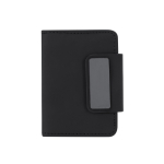 Porte-cartes protection RFID et fermeture magnétique pour 10 cartes couleur noir première vue