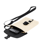 Sac bandoulière en similicuir, poche centrale et fermeture à boucle cinquième vue