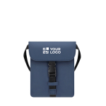 Sac bandoulière en similicuir, poche centrale et fermeture à boucle vue principale