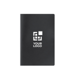 Carnet A5 à couverture souple en carton et pages recyclées lignées vue principale