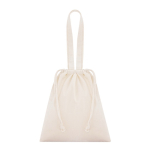 Sac en coton avec cordons et anses longues renforcées 180 g/m² cinquième vue