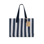 Sac en coton recyclé avec soufflet et longues anses 310 g/m² deuxième vue