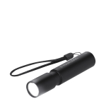 Lampe torche en aluminium recyclé avec zoom et batterie rechargeable vue principale