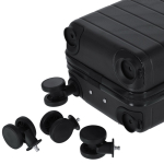 Valise cabine rigide en plastique avec roues amovibles huitième vue