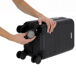 Valise cabine rigide en plastique avec roues amovibles neuvième vue