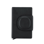 Porte-cartes similicuir, traceur intelligent, fermeture magnétique couleur noir première vue