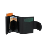 Porte-cartes similicuir, traceur intelligent, fermeture magnétique quatrième vue