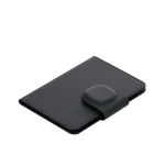 Étui passeport en similicuir avec localisateur et fermeture magnétique troisième vue