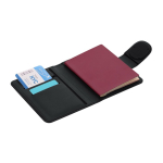 Étui passeport en similicuir avec localisateur et fermeture magnétique cinquième vue