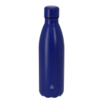 Gourde isotherme en inox recyclé avec bouchon assorti 500 ml couleur bleu première vue