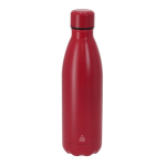 Gourde isotherme en inox recyclé avec bouchon assorti 500 ml couleur rouge première vue