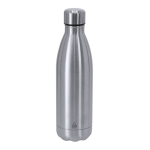 Gourde isotherme en inox recyclé avec bouchon assorti 500 ml couleur argenté première vue