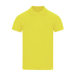 Polo unisexe coton piqué, manches courtes, plusieurs coloris, 180 g/m² couleur jaune première vue